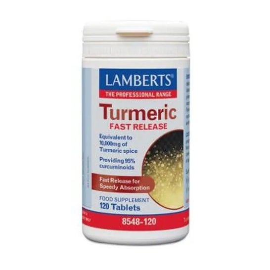 Lamberts Cúrcuma De Liberación Rápida 120 Tabs Lamberts, Lamberts Cúrcuma De Liberación Rápida 120 Tabs Lamberts,