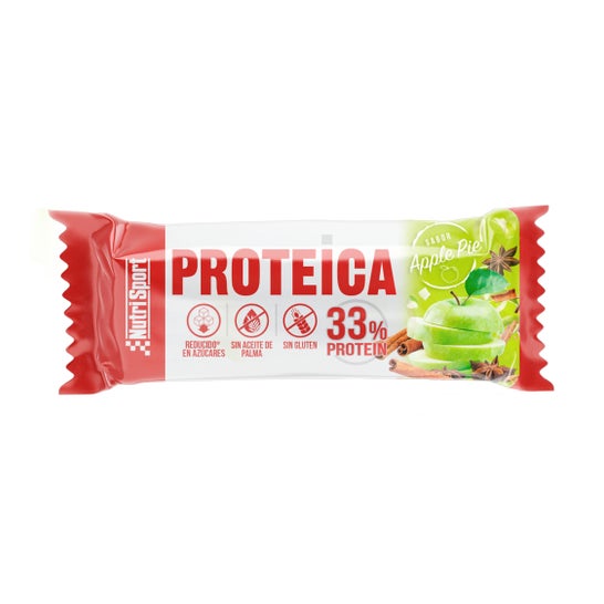 Nutrisport Protein Bar Yogur Apple Pie 24 Unidades
