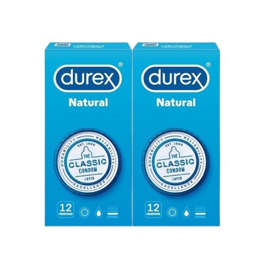 Durex Natural Plus 2x12pcs