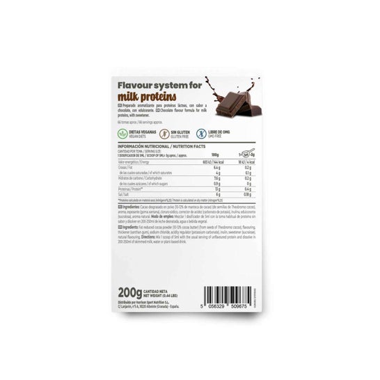 HSN Saborizante en Polvo para Proteínas Lácteas Chocolate 200g