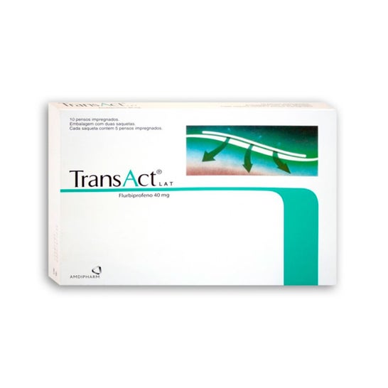 Amdipharm Transact Lat 40mg Penso impregnado 10 Saquetas