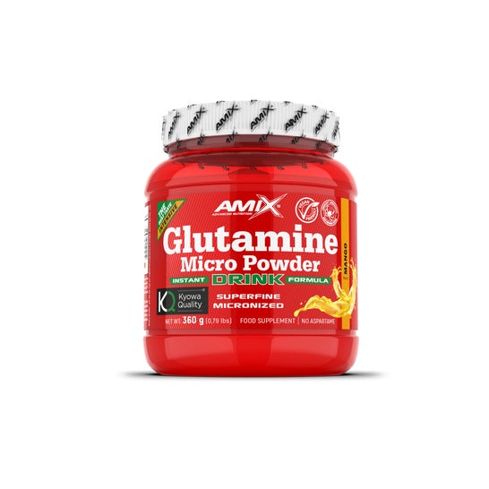 Amix Glutamine Powder Drink Mango 360g