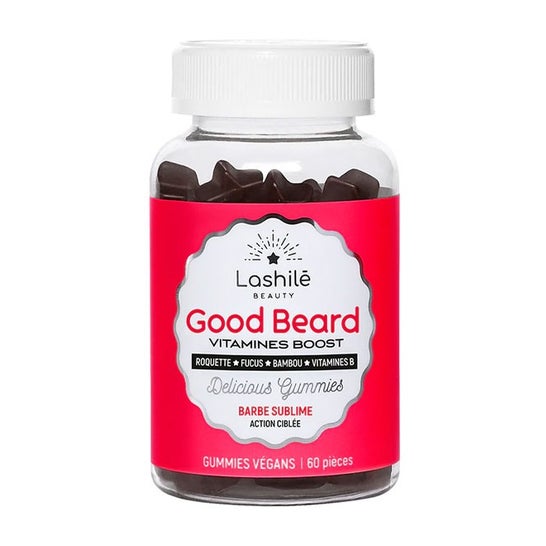 Lashilé Beauty Good Beard Gummies 60uds