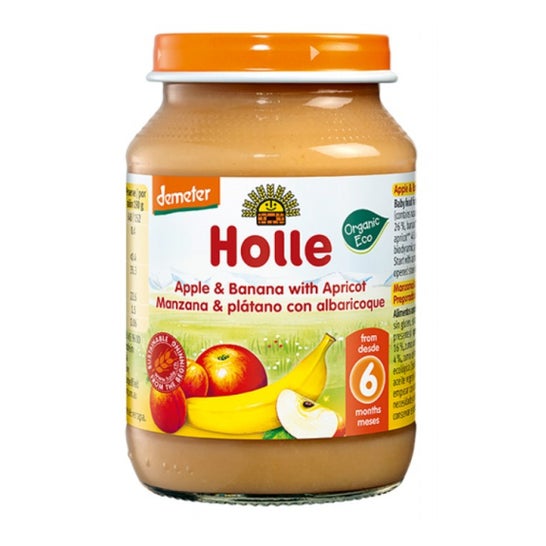 Holle Potito Manzana Damasco Platano