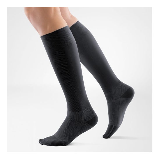 Meias de Compressão Bauerfeind Performance Compression Socks Black S-L 1 Pair