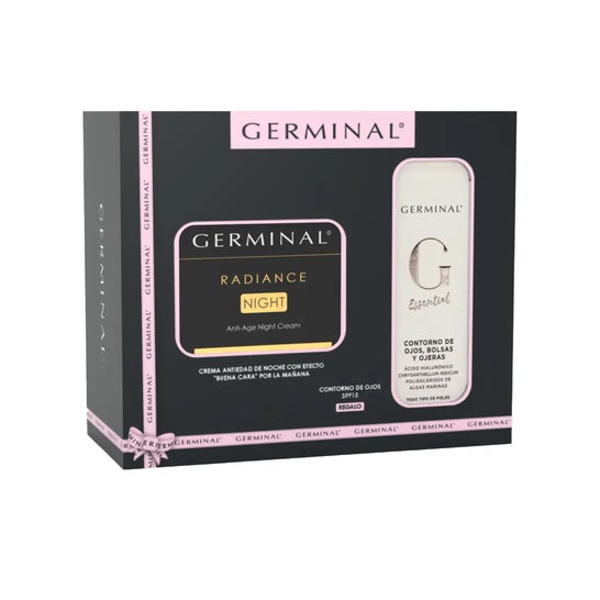Germinal Pack Radiance Night 50 ml + Essential Contorno dos Olhos 15 ml