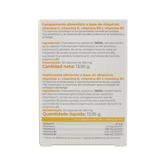 Complexo Inovance Ubiquinol 30 Cápsulas