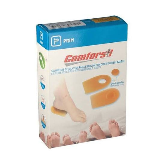 Esporão de Calcanhar Comforsil Furo de Deslocamento M 1 Par