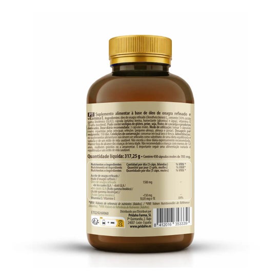 Phytofarma Evening Primrose + Vitamina E 450 pérolas