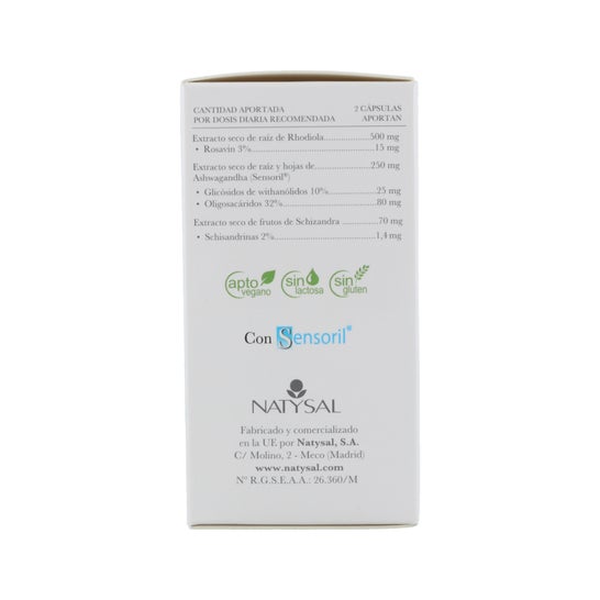 Natysal Calmogene com Rhodiola Complex 60caps