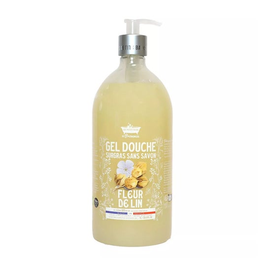 Les Petits Bains de Provence Gel Banho Fleur de Lin 1L Les Petits Bains de Provence Gel Banho Fleur de Lin 1L