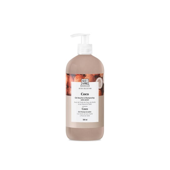 Soivre Cosméticos Shower Gel & Shampoo Coco 500ml