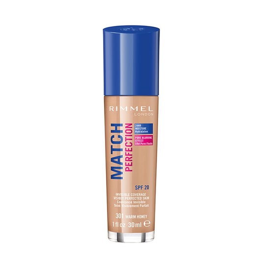 Rimme Match Perfection Foundation N°301 Warm Honey 30ml