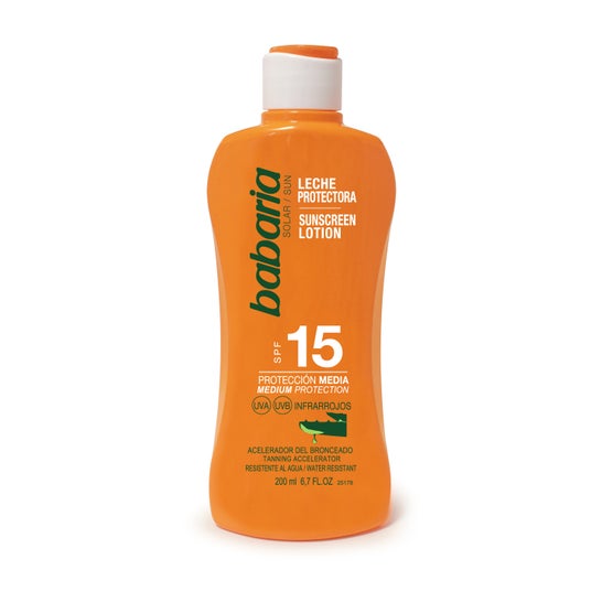 Babaria Aloe Vera Leche Corporal Spf15 Proteccion Media 300ml Babaria,