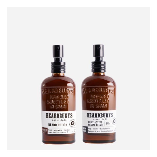 Beardburys Essentials Kit Express Cuidado Facial Barba 2 Passos