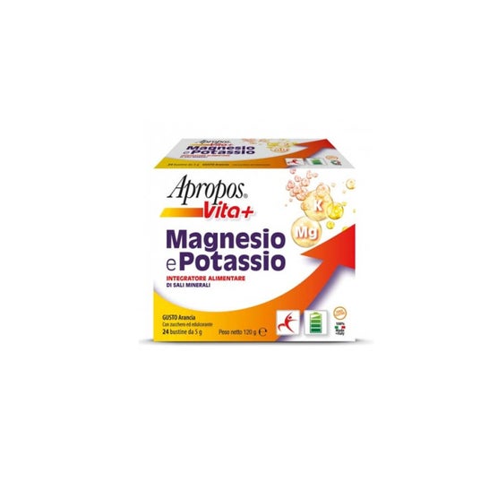 Apropos Vita+ Magnesio y Potasio Sobres 24x5g