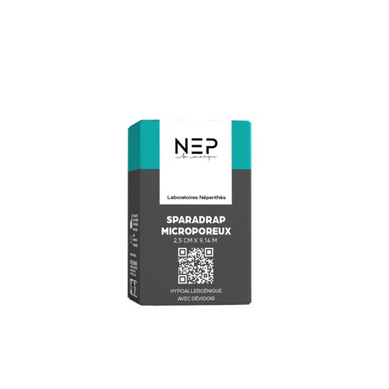 Nep Esparadrapo Microporoso 2,5cmx9,14m 1ud