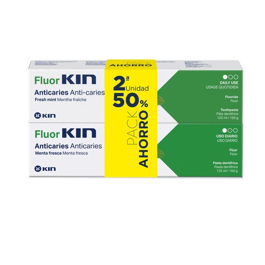 Kin Pack Fk Anticaries Fresh Mint Paste 2x125ml