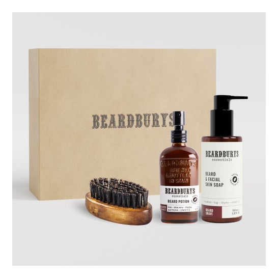 Beardburys Essentials Kit de Cuidado Completo da Barba