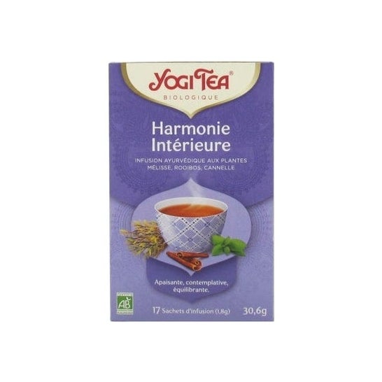 Yogi Tea Inner Harmony Orgânico 17 saquinhos de chá