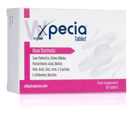 Xpecia Tablet New Formula Hair Mulheres 60 Pastilhas