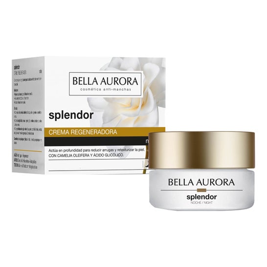 Bella Aurora Splendor10 tratamento anti-envelhecimento noturno 50ml