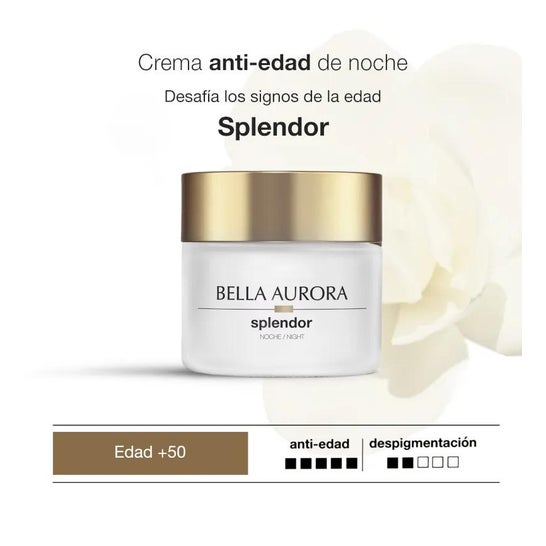 Bella Aurora Splendor10 tratamento anti-envelhecimento noturno 50ml Bella Aurora Splendor10 tratamento anti-envelhecimento noturno 50ml
