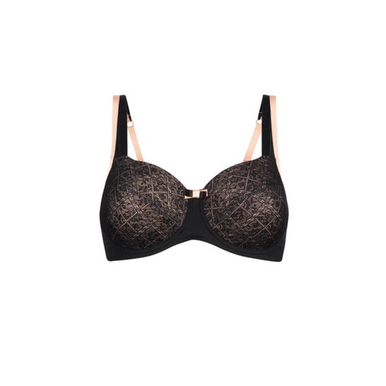 Amoena Lia Sujetador WB44487 Negro Nude 100C 1ud