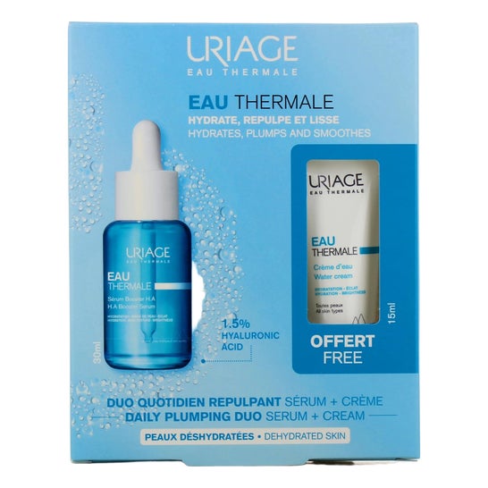 Uriage Pack Eau Thermale Sérum Booster H.A 30ml + Creme de Água 15ml