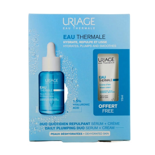 Uriage Pack Eau Thermale Sérum Booster H.A 30ml + Creme de Água 15ml