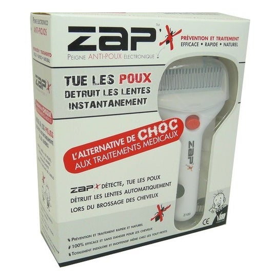 Zap Z100 piolhos pente eletrônico anti-piolho 1ud