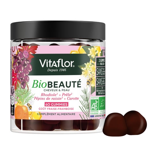 Vitaflor Bio Beauty Hair & Skin Gummies 60 Unidades