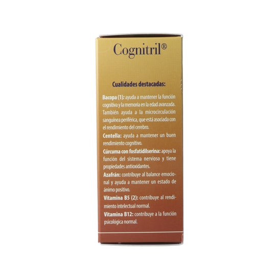 100% Natural Cognitril 60 cápsulas