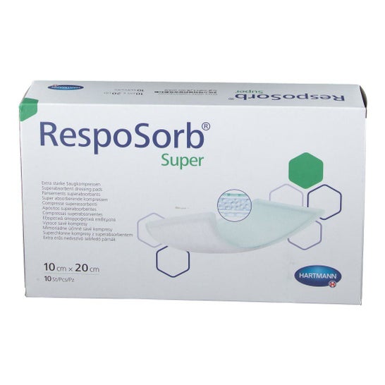 Pensos Resposorb Super Absorventes 10x20cm 10uts