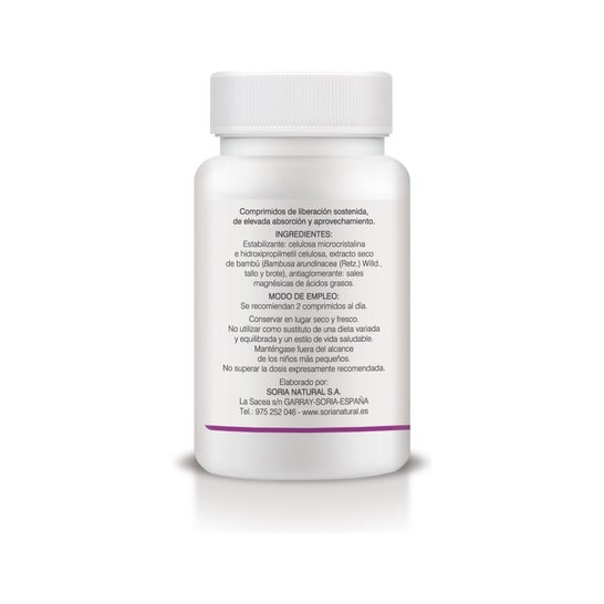 Soria Natural Silicio 800mg 60comp