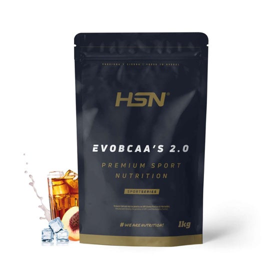 HSN EvoBCAA's 2.0 BCAA's 12:1:1 + Glutamina Té Helado de Melocotón 1kg