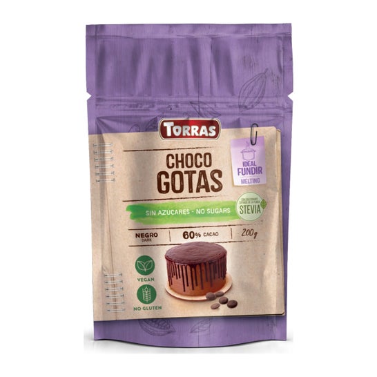 Torras Drops 60% Stevia Sugar Free Doypack 200g