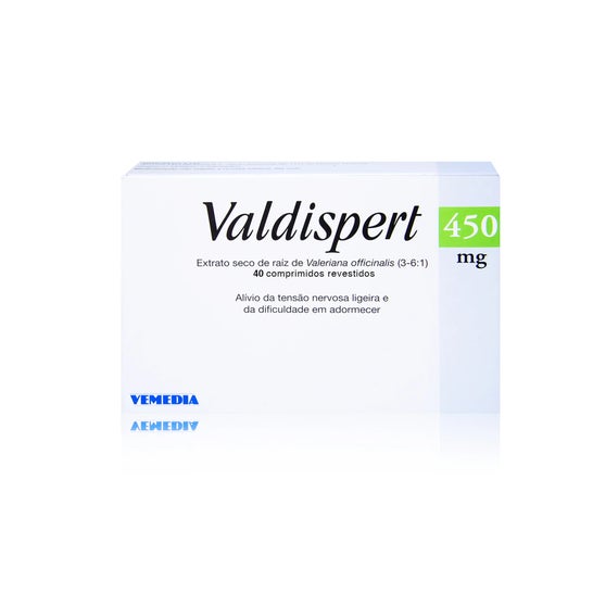 Valdispert 450mg Valeriana Raíz 40comp