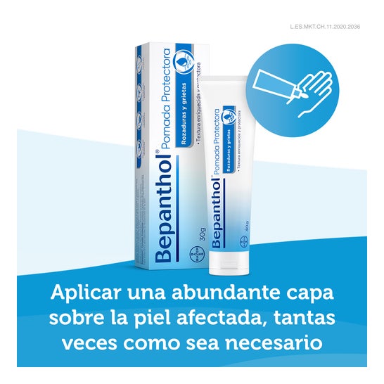 Bepanthol Pomada Protetora Assaduras e Fissuras Pele Sensível 30g