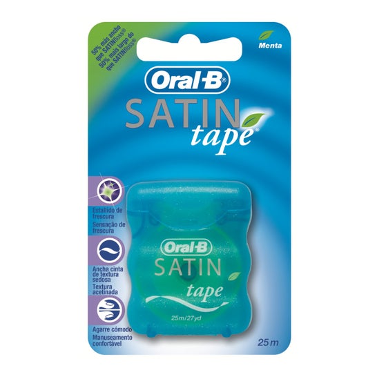 Oral-B Satin Tape Fluor fita dentária menta 25m 1ud