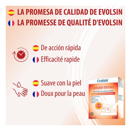 Evolsin Cinturón Térmico 2 aplicaciones