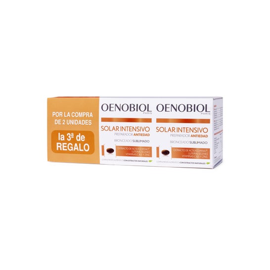 Oenobiol Solaire Intensif Antiage Triplo 3x30 Bonés