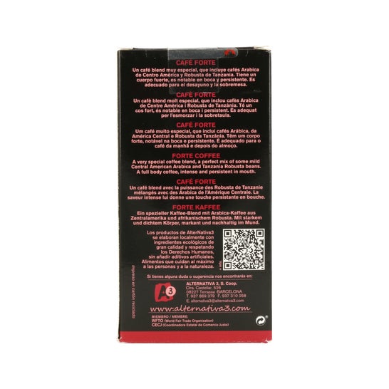 Alternativa3 Cápsula de Café Forte Bio 55g