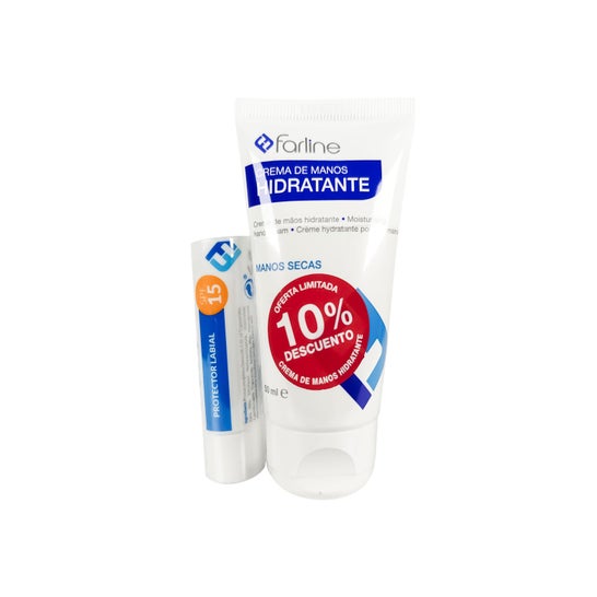 Farline Kit Creme Mãos 50 ml + Protetor Labial Spf15
