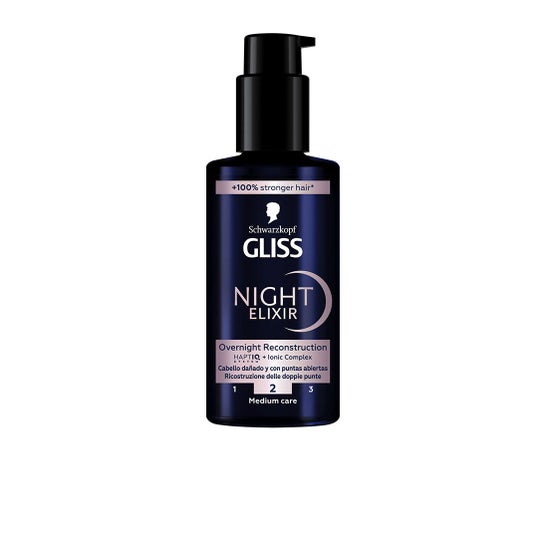 Schwarzkopf Gliss Night Elixir Reparador de Pontas Duplas 100ml