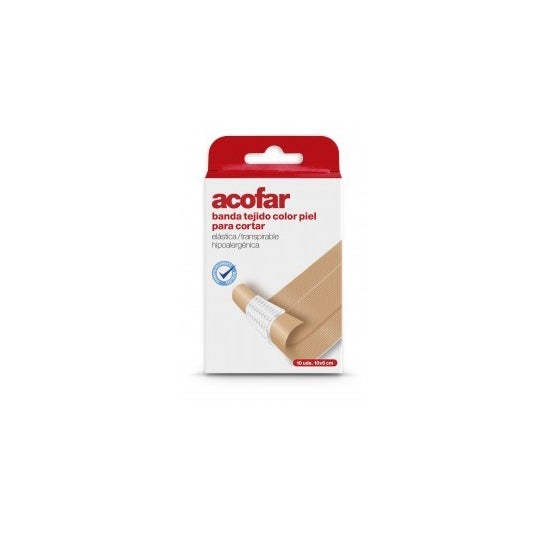 Atadura de tecido de coco para cortar porosas 10x6cm 10uds