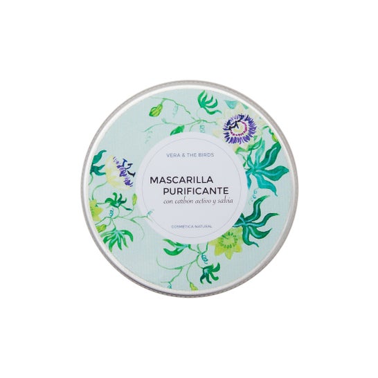 Vera & the Birds active carbon and sage mask Natural Cosmetics 50ml