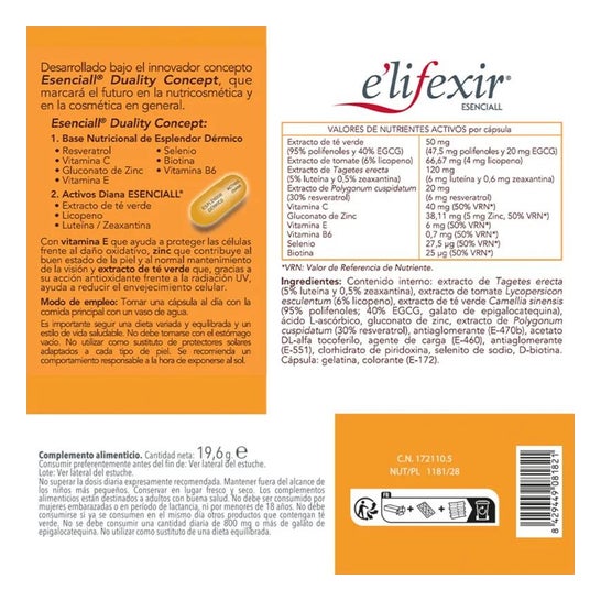 E'lifexir® Cinnamon skin essence 40caps E'lifexir® Cinnamon skin essence 40caps