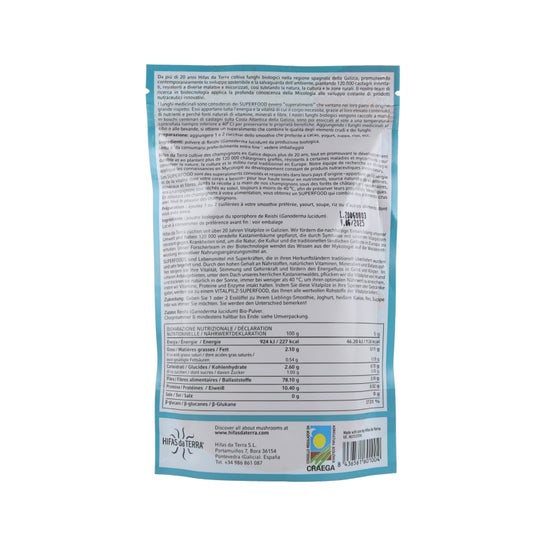 Reishi Antiox Superfood Bio - Hifas Da Terra 100g