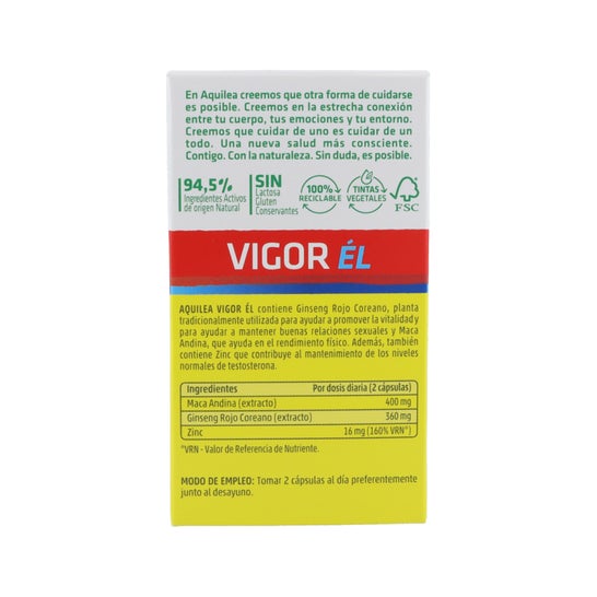 Yarrow Vigor Him Andean Maca e Ginseng 60caps